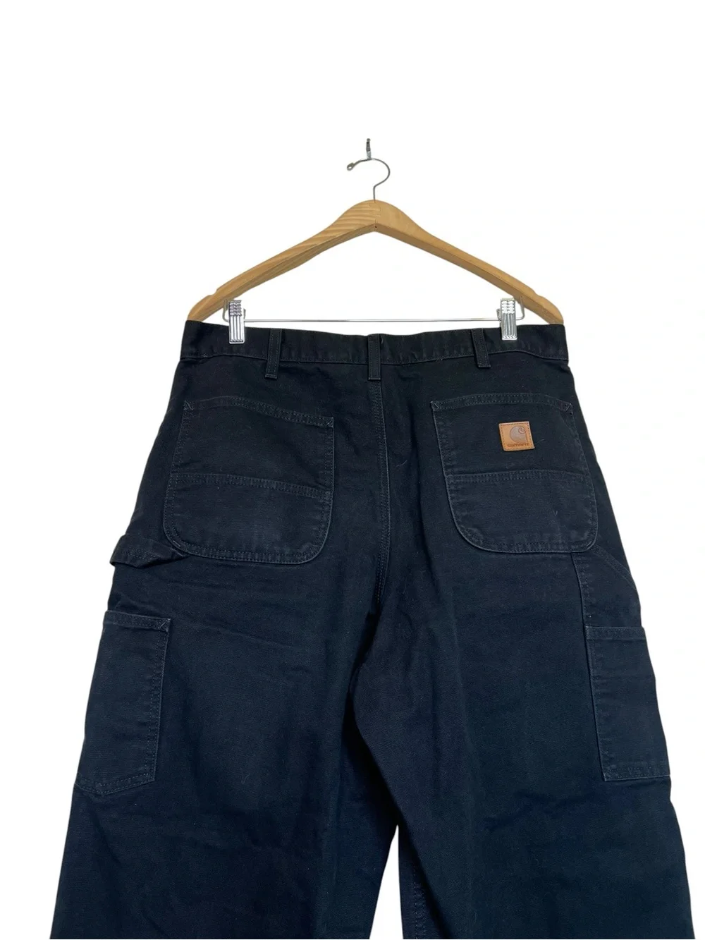 Carhartt B11 Black Canvas Carpenter Men’s 36x34 Work Pants
